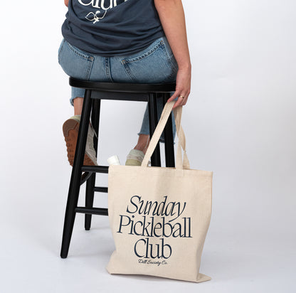 Sunday Pickleball Club Tote